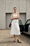 My Fashion Strapless Blouse and High-Waisted Midi Skirt Set - 5