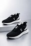 Vesta Men's Black and White Foam Sole Lightweight Knitted Mesh Casual Sports Shoes Sneaker - 4