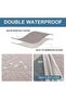 6 PCS Waterproof Chair Covers for Dining Room, Stretch Jacquard Dining Chair Slipcovers, Removable Washable Chair Protector for Kitchen, Hotel, Restaurant - 3