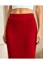 Pleated Waist Elasticated Sucuba Knitted Skirt - 2