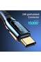 كابل USB-C إلى USB-C للشحن السريع بقوة 100 واط، طول 1.2 متر، مصنوع من سبائك الزنك، ماركة: - 6