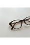 Lucy Cat Eye Leopard Blue Light Protected Transparent Glasses - 3