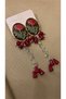 Earring ethnic flower detailed brand model - 3