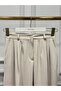 18297 Pleated Front Trousers Beige - 2