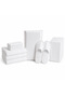 10-Piece Disposable King Size Travel Set - Duvet Cover Set + 10-Piece Towel Set + Slippers - 2