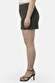 Women Heather Mini Skirts, Dark Grey - 3