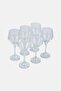 6 Pieces White Wine Glasses 260ml, White - 3