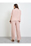 Light Pink Relaxed Fit Shirt and Trouser Modest Set - 6