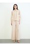 Cream Lace Inset Cotton Shirt and Pants Co-Ord Set - 3