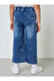 Girls Bow Print Straight Leg Jeans - 4