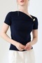 Women's Sandy Buckle Draped Blouse - 6
