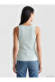 Lcw Everyday Green U-Neck Women's Studded Tank Top - 4