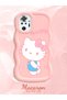 Redmi Note 10 Pro Compatible Case Camera Protector Pink Silicone Couple Phone Case Kitty Pattern - 2