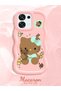 Oppo F31 5g Compatible Case Camera Protector Pink Silicone Couple Phone Case Kitty Pattern - 2