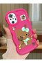Redmi Note 10 Pro Compatible Case Camera Protector Red Silicone Couple Phone Case Kitty Pattern