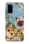 Samsung Galaxy S20 Fe Compatible Printed Transparent Phone Case |   Collection: Kawaii Cat