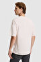 Men's Cream Comfort Fit Crew Neck T-Shirt 50327021-Vr071 - 5