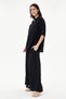 Women's Black Italian 100% Linen Floral Embroidered Trousers - Linen Suit with Shirt Size 40 - 44 - 2