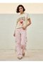 Cotton T-shirt with Typographic Embroidery - 3