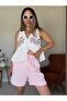 Pink Muslin Shorts