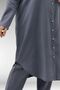 67059 Plus Size Buttoned Cupra Pants Suit - Anthracite - 3