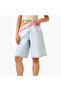 Mid-Rise Burmuda Cotton Shorts with Pockets - 2