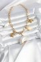 316L Steel Gold Color Sea Shell Charm Women's Necklace - 2
