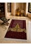 Kaaba Gate Patterned Micro Chenille Prayer Mat |   Gold Leaf Detailed |   Burma Tasseled |   Luxurious Velvet Textured Prayer Mat |   Premium Quality |   Hajj Umrah Gift |   Dowry Prayer Rug