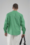 Trend Biz Classic Regular Fit Stand Collar Linen Shirt - 6