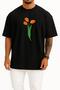 Oversize Holland Tulip Chest Printed Unisex T-Shirt