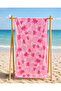 Large Size 100% Cotton Towel Peshtemal - Double-Sided Jacquard Patterned Beach and Sea Towel - 5
