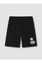 Lcw Kids Green Crew Neck Boy's Pajamas Set with Shorts - 6