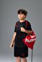 Target Training T-Shirt Black-Red Kids - 6