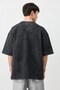 Oversize Printed T-Shirt Black - 7
