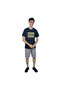 Men Slim Branding Logo Graphic Cotton Tee - 2