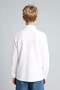 Okul 100% Cotton Regular Fit Pique Long Sleeve White Shirt Boys G8764A826Au - 5