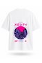 Japanese Cityscape Printed Anime Streetwear Graphic Design Unisex T-Shirt
