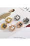 Luxury Clover Dial Finger Watch Women Adjustable Quartz Ring Watch Crystal Clover - 6