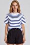 Busem Women's Striped Cotton Crew Neck T-Shirt