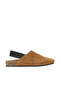 Taba suede women's flat sandals