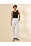 Women Black Rib Sleeveless T-Shirt - 5