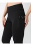 Mooda Women's High Waist Capri Leggings with Pocket Detail - Stretchy Sports Leggings