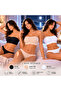 Set of 3 Seamless Padded Strapless Bustier Bra Bandeu - 2