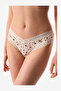 Women Comfy Cotton Brazilian Cream/Pink Briefs