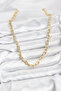 Gold Color Brass Tiffany Model Women's Necklace - 2