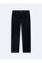 Lıoren L Straight Leg Mid Waist Dark Indigo Jean Trousers