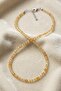 Citrine Stone Faceted Cut Pendant – 3 mm – Stainless Steel - 6