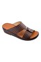 ( B-2000 ) Handmade Arabic Men's Slippers | Outdoor Arabic Sandals For Men | Full Leather - 2