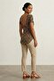 Low-Cut Back Comfortable Viscose Tunic-Leopard - 6