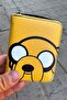 محفظة صفراء للجنسين من Adventure Time Jack Face Collage